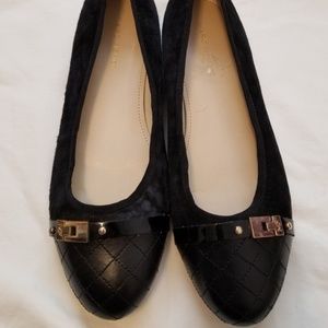 Marc Fisher Buckle Quilted Toe Flats Size 9